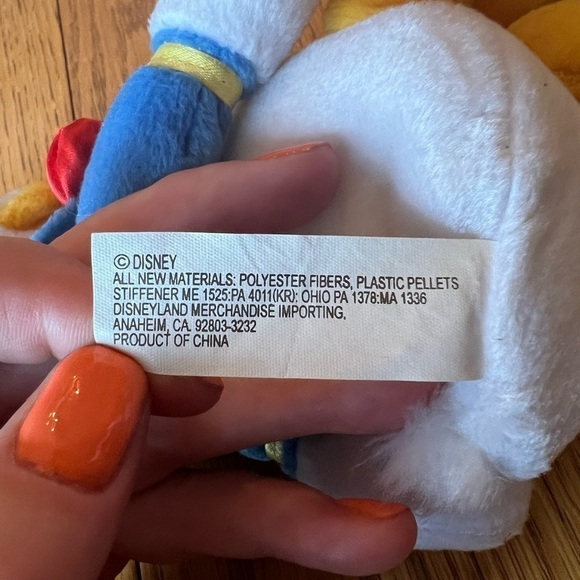 VINTAGE 45th Disneyland Anniversary - 2000 Donald Duck Beanie Plush - Picture 6 of 6